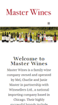 Mobile Screenshot of masterwines.com